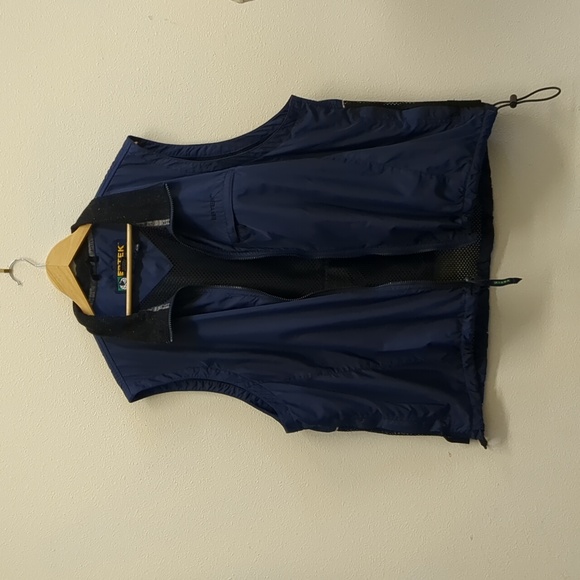 Ebtek Eddie Bauer blue windbreaker vest size XL - Picture 5 of 5
